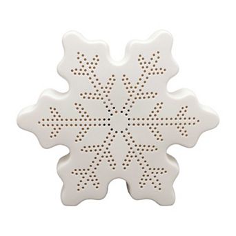 St. Nicholas Square® Ceramic LED Snowflake Table Decor