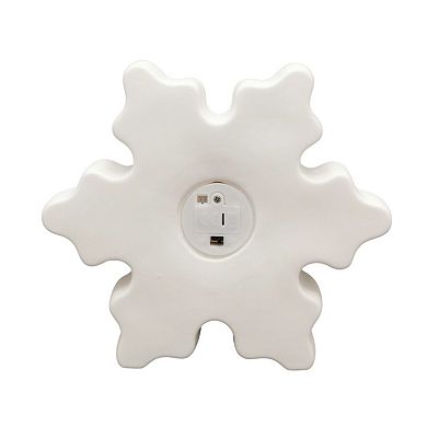 St. Nicholas Square® Ceramic LED Snowflake Table Decor