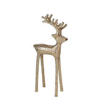St. Nicholas Square® Gold Tone Deer Figurine Table Decor