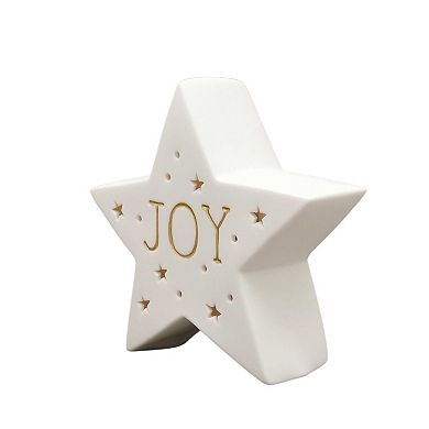 St. Nicholas Square® Ceramic LED Star Table Decor