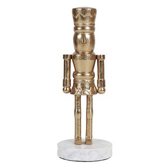 St. Nicholas Square® Gold-Tone Metal & Stone Nutcracker Figurine Table Decor