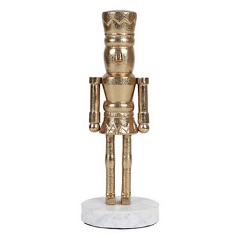 St. Nicholas Square® Gold-Tone Metal & Stone Nutcracker Figurine Table Decor