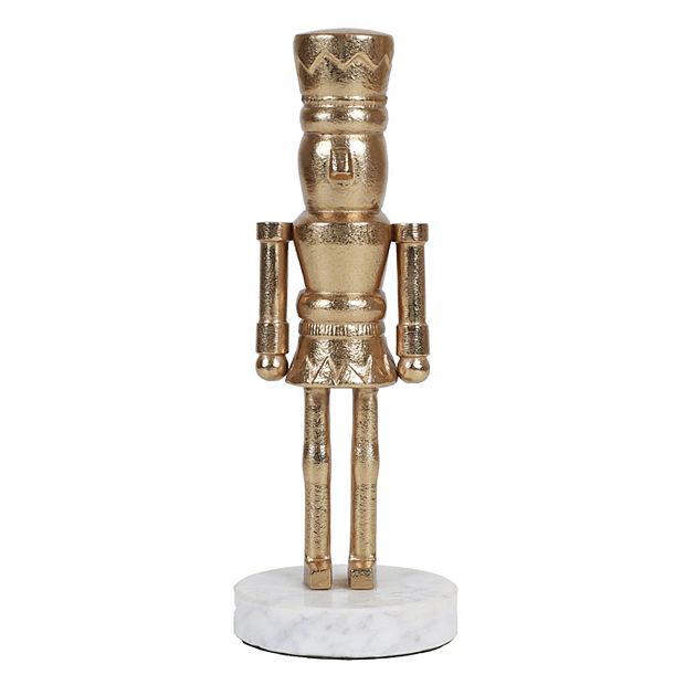 St. Nicholas Square® Gold-Tone Metal & Stone Nutcracker Figurine