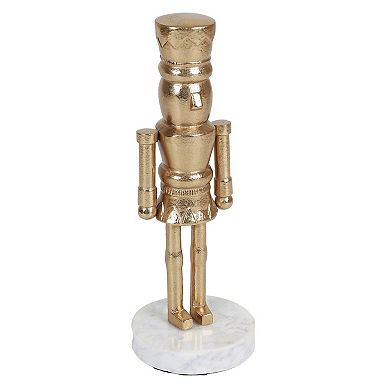 St. Nicholas Square® Gold-Tone Metal & Stone Nutcracker Figurine Table Decor