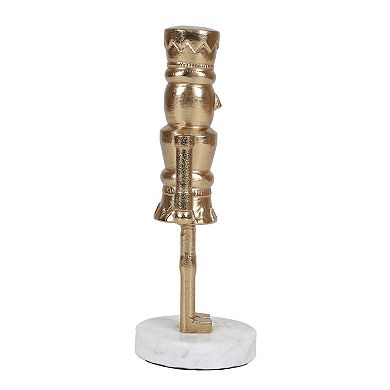 St. Nicholas Square® Gold-Tone Metal & Stone Nutcracker Figurine Table Decor