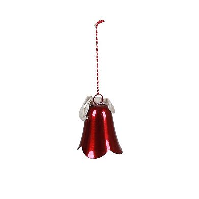 St. Nicholas Square® Metal Bell Christmas Ornament with Bow