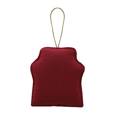 St. Nicholas Square Plush & Beaded House Christmas Ornament