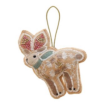 St. Nicholas Square® Beaded Deer Christmas Ornament