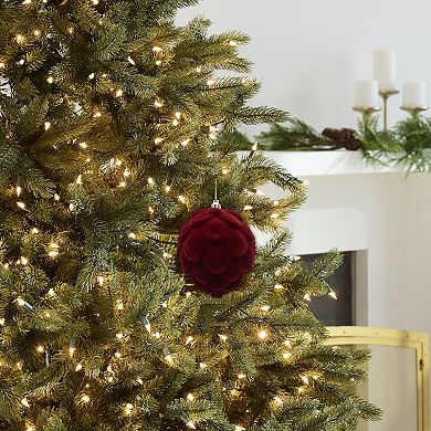 St. Nicholas Square® Flocked Pine Cone Christmas Ornament