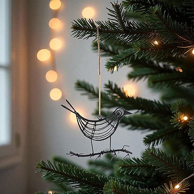 St. Nicholas Square® Metal Wire Bird Christmas Ornament
