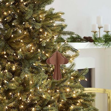 St. Nicholas Square® Flocked Mushroom Christmas Ornament