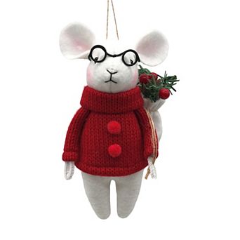 St. Nicholas Square® Felt Mouse Christmas Ornament