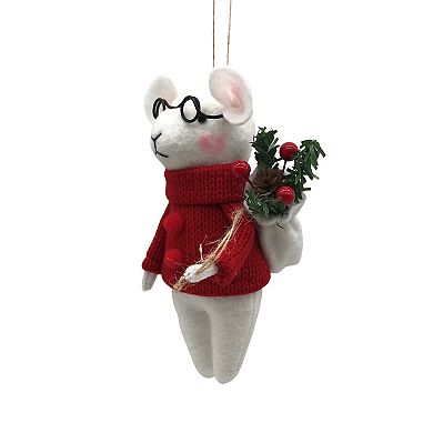 St. Nicholas Square® Felt Mouse Christmas Ornament