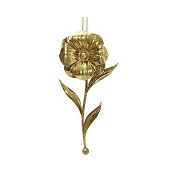 St. Nicholas Square® Iron Sheet Flower Christmas Ornament