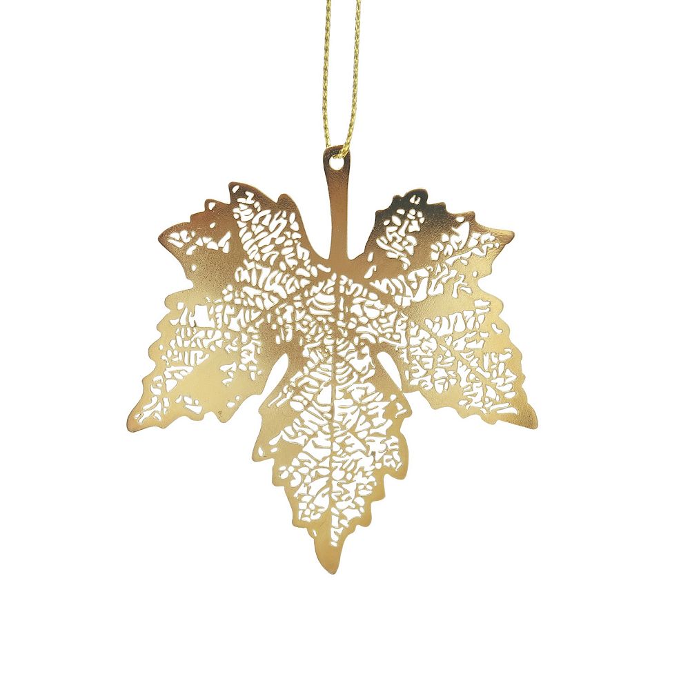 St. Nicholas Square® Iron Tin Leaf Christmas Ornament