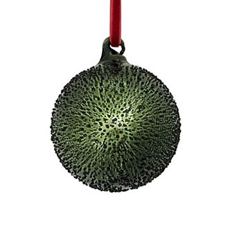 St. Nicholas Square® Glass Christmas Ornament with Velvet Loop for Hanging