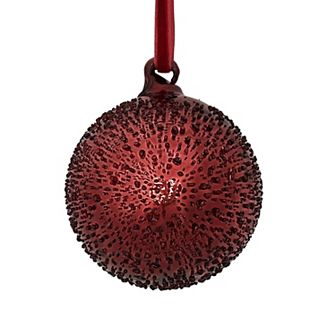 St. Nicholas Square® Glass Christmas Ornament with Velvet Loop for Hanging