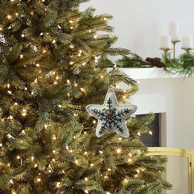 St. Nicholas Square® Plush Embroidered Star Christmas Ornament