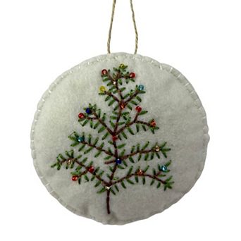 St. Nicholas Square® Plush Embroidered Tree Christmas Ornament