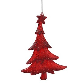 St. Nicholas Square® Plastic Tree with Star Christmas Ornament