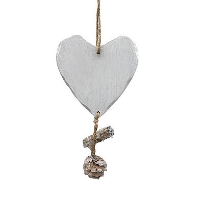 St. Nicholas Square® Wooden Christmas Ornament with Pinecone Accent