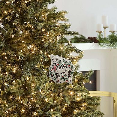 St. Nicholas Square® Plush Deer Christmas Ornament