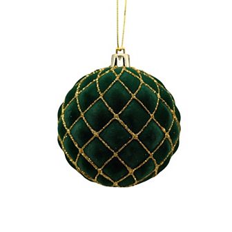 St. Nicholas Square® Quilted Orb Christmas Ornament