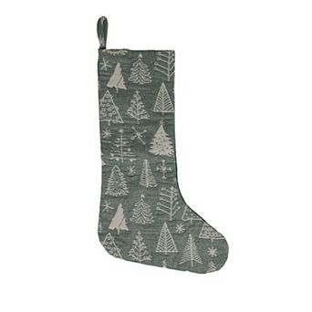 St. Nicholas Square® Christmas Tree Print Stocking