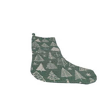St. Nicholas Square® Christmas Tree Print Stocking