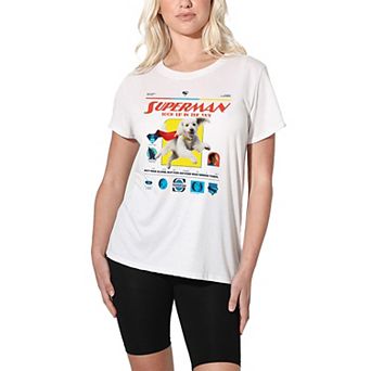 Women's DC Comics Superman Krypto Comic Graphic Tee