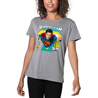 Women's DC Comics Superman Comic Flight Graphic Tee