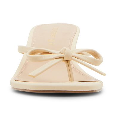 Madden Girl Charlotte Women's Slip-On Kitten Heel Sandals