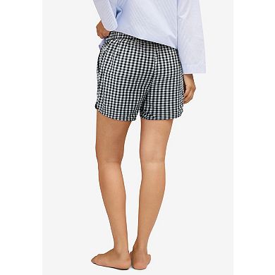 ellos Plus Size Cotton Sleep Short With Pockets