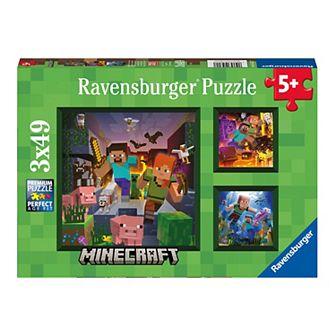 Ravensburger Minecraft Biomes 3-Pack Puzzle