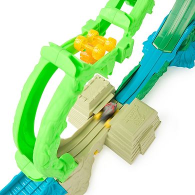 Monster Jam Mini Jams Cobra's Crazy Escape Motorized Playset with 2-pk. Die-Cast Trucks