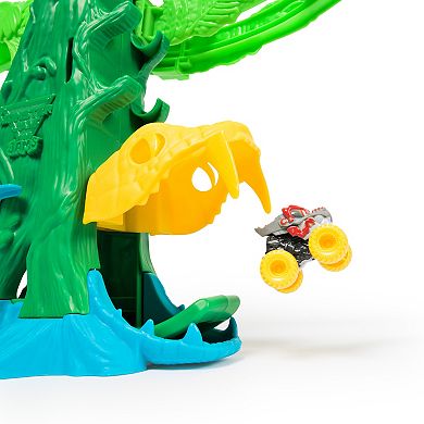 Monster Jam Mini Jams Cobra's Crazy Escape Motorized Playset with 2-pk. Die-Cast Trucks