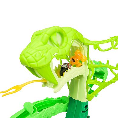 Monster Jam Mini Jams Cobra's Crazy Escape Motorized Playset with 2-pk. Die-Cast Trucks