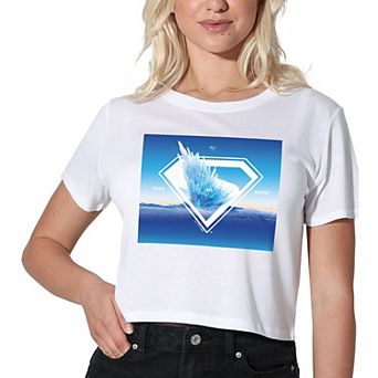Women's DC Comics Superman Solitude Take Me Home Graphic Crop Tee