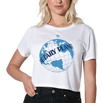 Women's DC Comics Superman The Daily Planet Graphic Crop Tee