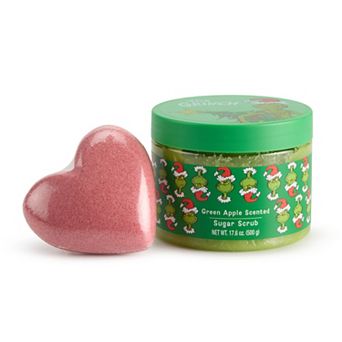 Grinch Bath Bomb & Sugar Scrub Set