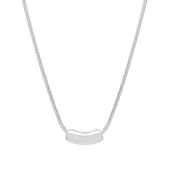LC Lauren Conrad Silver Tone Metal Pendant Necklace