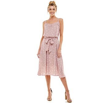Women's Luxology Self-Belted Midi Dress