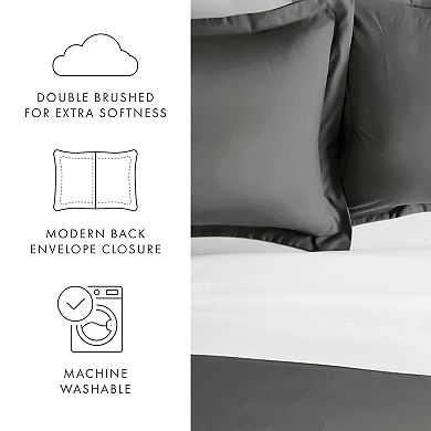 Home Collection 2-pc. Premium Ultra Soft Microfiber Pillow Sham Set