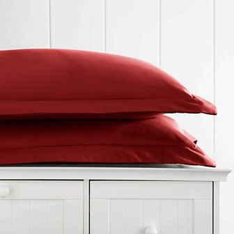 Home Collection 2 pc Premium Ultra Soft Microfiber Pillow Sham Set