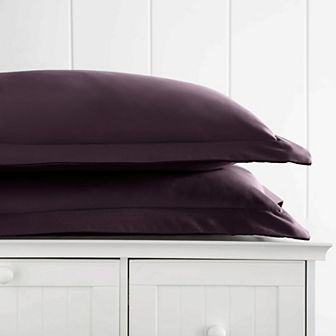 Home Collection 2 pc Premium Ultra Soft Microfiber Pillow Sham Set