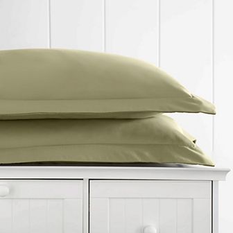 Home Collection 2 pc Premium Ultra Soft Microfiber Pillow Sham Set