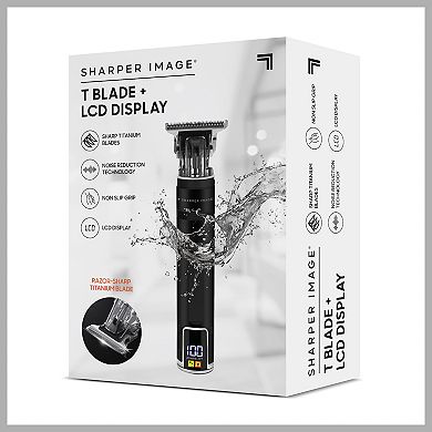 Sharper Image T-Blade Electric Trimmer with LCD Display