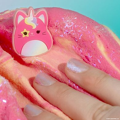 Original Squishmallows Sugar Cookie-Scented Squish Topper Jar - Sienna the Caticorn Premium Cloud Slime