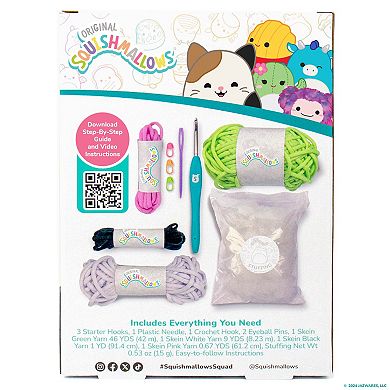 Original Squishmallows Wendy the Frog Crochet Kit