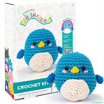 Original Squishmallows Bebe the Bluebird Crochet Kit